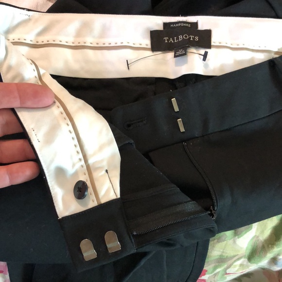 TALBOTS Size 12 Stretchy 
Straight Leg Dress Casual Classic 4-Pocket $119 NEW - Picture 16 of 16